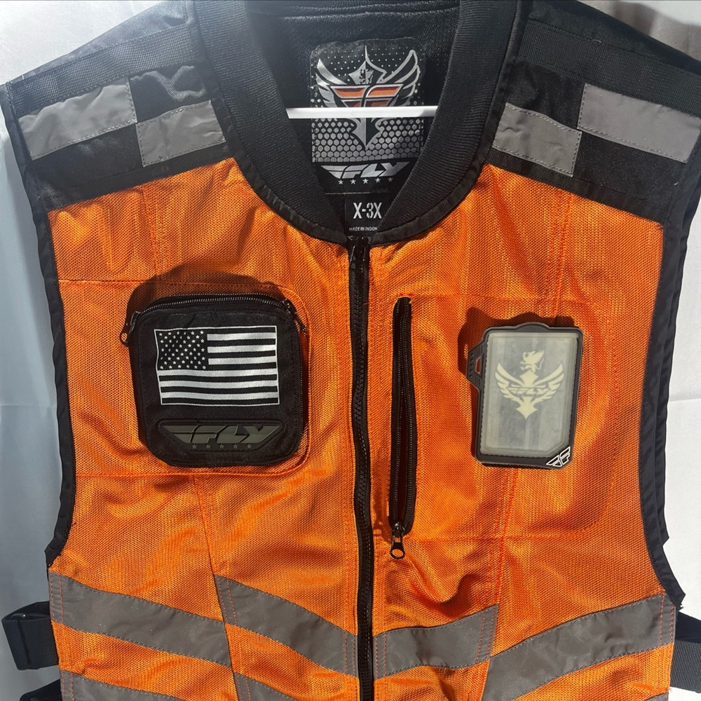 Fly Racing Street Fast Pass Fluorescent Motorcycle Motocross Vest X-3XL